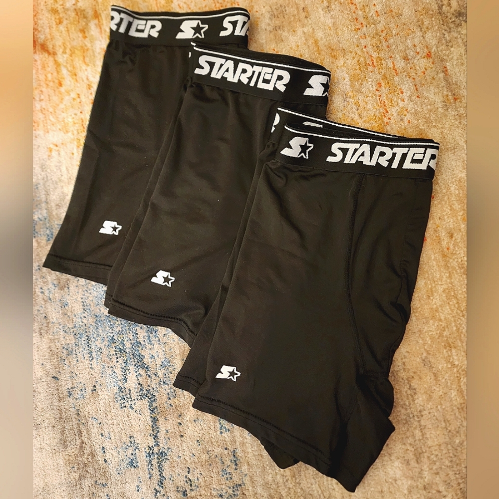 Bundle of 3 Starter Athletic Fit Boxer Briefs